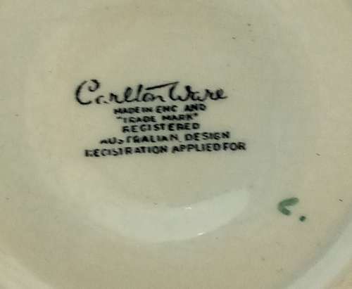Carlton Ware Daisy Butter Dish