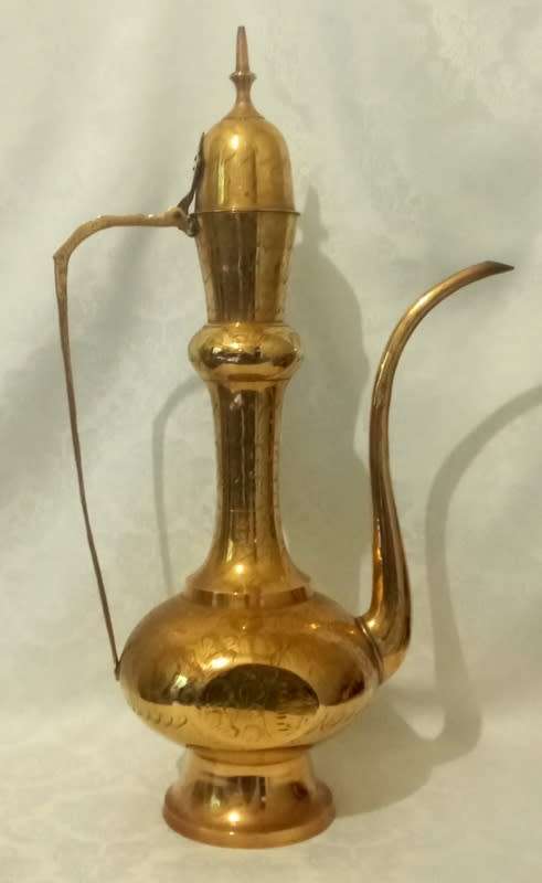 Vintage Indian Aftaba Pitcher