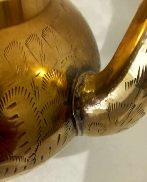 Vintage Indian Aftaba Pitcher
