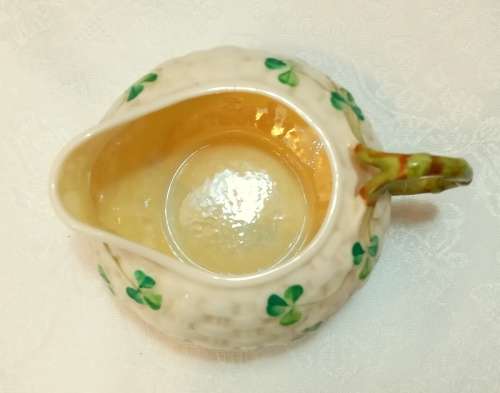 Belleek China Shamrock Cream Jug - Ireland