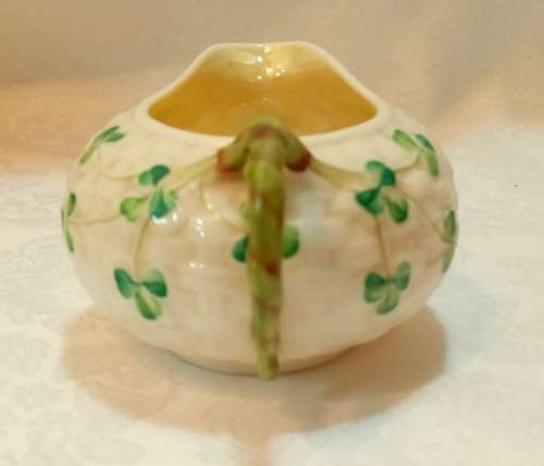 Belleek China Shamrock Cream Jug - Ireland