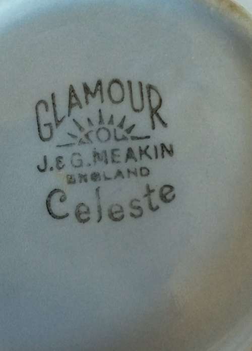 J and G Meakin Celeste Glamour Custard Jug