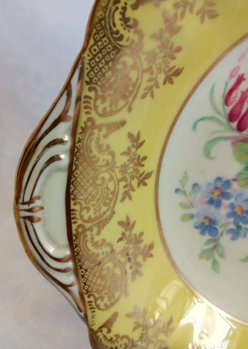 Vintage Pair of Paragon handled dishes Equisite
