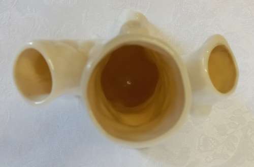 Vintage Belleck Shamrock Tree Trunk Vase.  4th Mark 1946  1955.