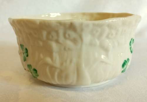 Belleek Shamrock Bon Bon Bowl