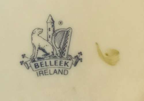 Belleek Shamrock Bon Bon Bowl