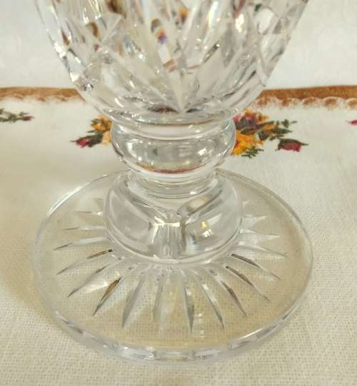 Medium sized vintage crystal posy vase
