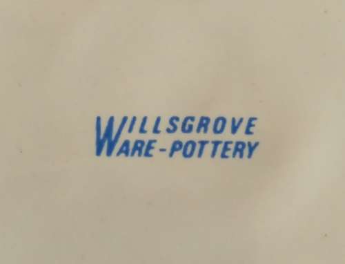 Willsgrove Ware Pottery Display Plate