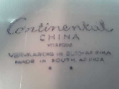 Six Continental Side Plates