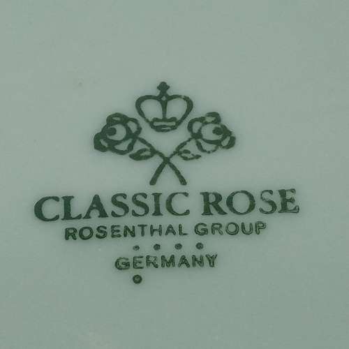 Large vintage Germany 1960`s high quality Rosenthal `Classic Rose` plate.