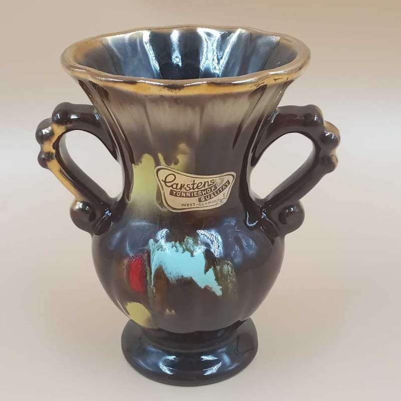Small Cartens Tonnieshof, West Germany Vintage Vase