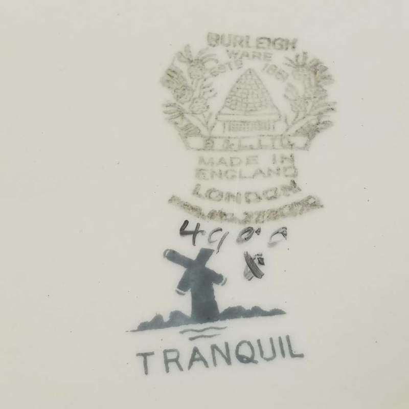1930s Burleigh `Tranquil` large meat platter