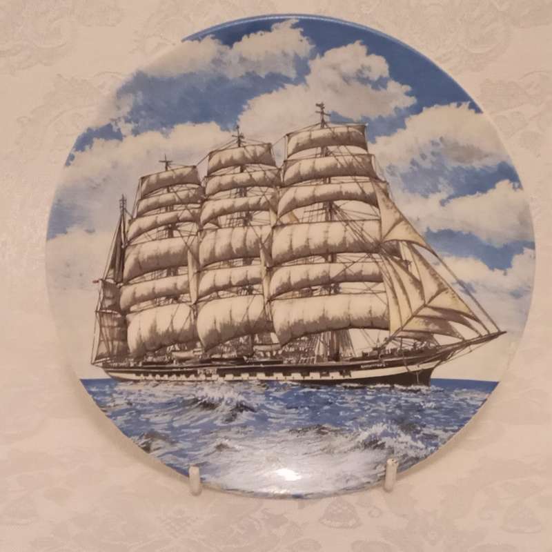 Vintage Poole Transfer Plate - Krusenstern (Ex PADUA)