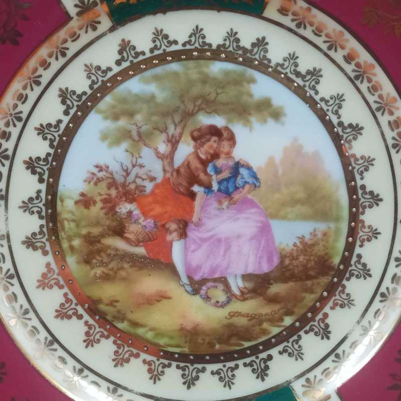 Vintage J.K. Carlsbad small plate in excellent condition