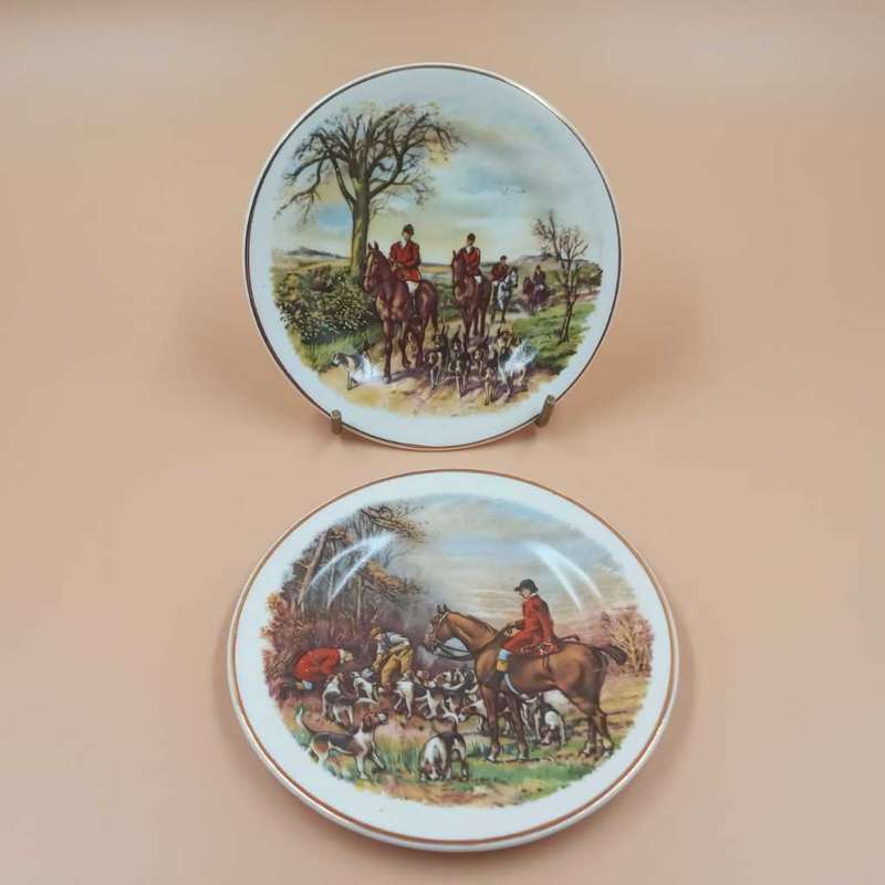 Vintage Small display plates. Staffordshire Tea Set Co Ltd