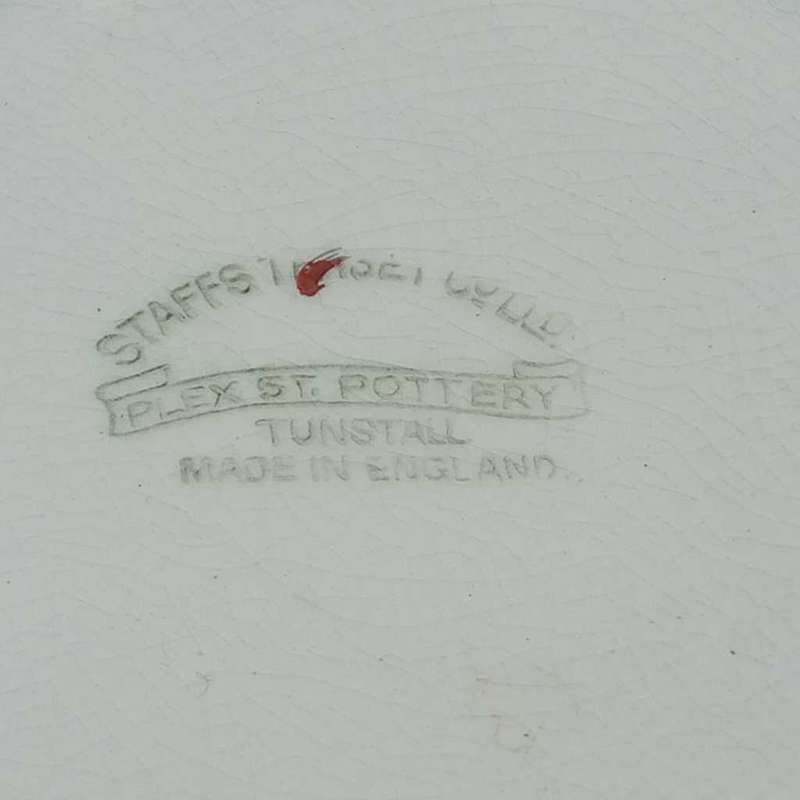 Vintage Small display plates. Staffordshire Tea Set Co Ltd