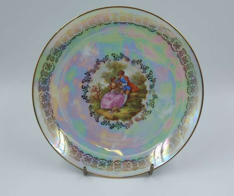 Vintage Bavaria Germany - hand decorated small plate