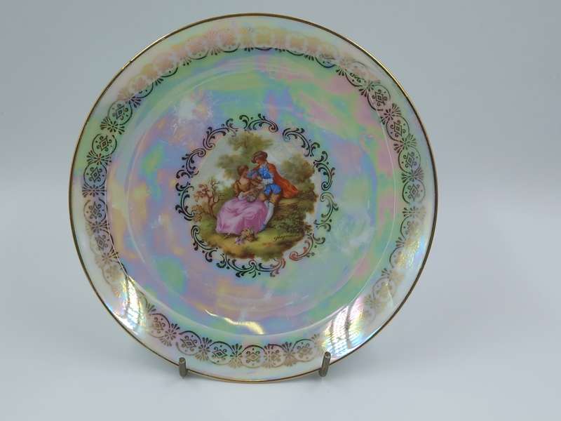 Vintage Bavaria Germany - hand decorated small plate