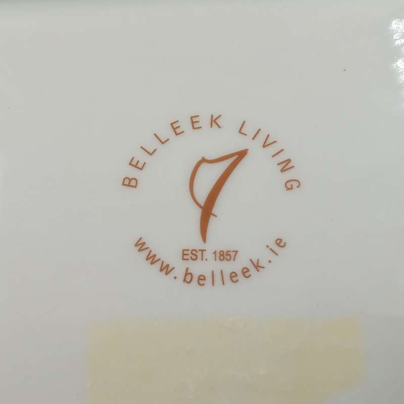 Belleek contemporary tea light candle holder
