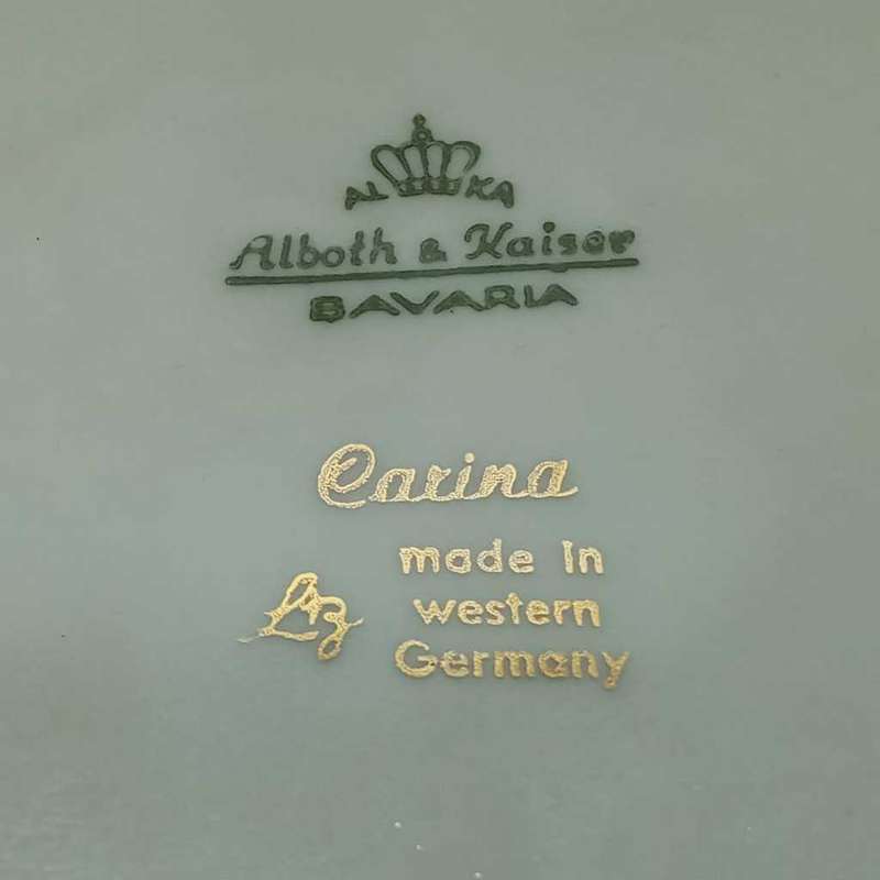 Two Alboth & Kaiser Bavaria side plates