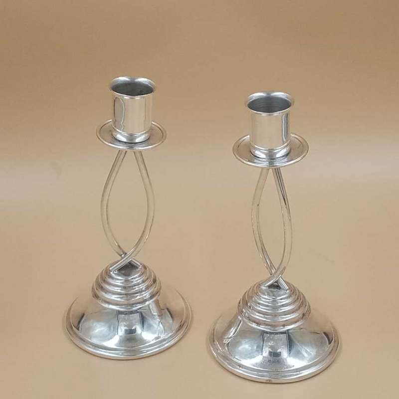 Classic Louis Plate EPNS Candle holders