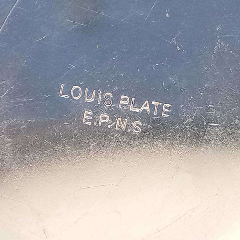 Classic Louis Plate EPNS Candle holders