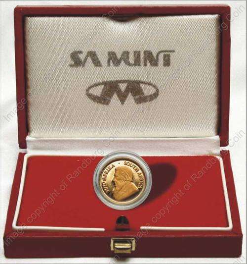 Limited edition *PROOF 1/10th kruger rand 1991*