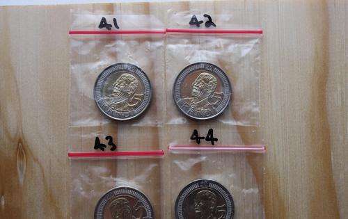 UNCIRCULATED Mandela 90th Birthday R5 Coins - 4 Coins = R4 - Super Low start