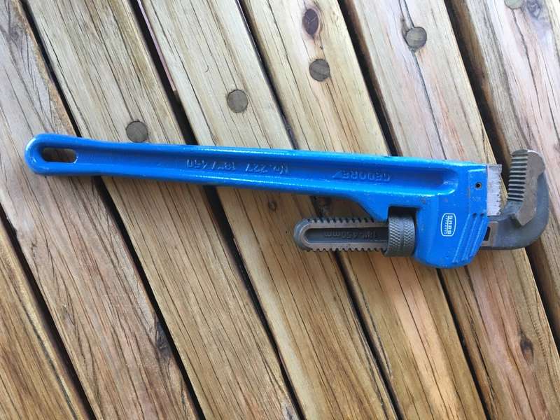 Gedore 227 / 450mm pipe wrench