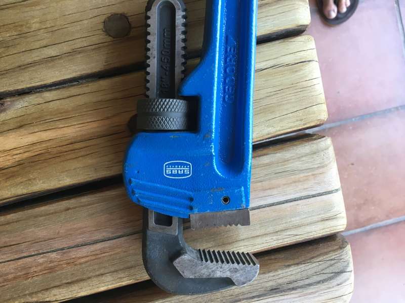 Gedore 227 / 450mm pipe wrench