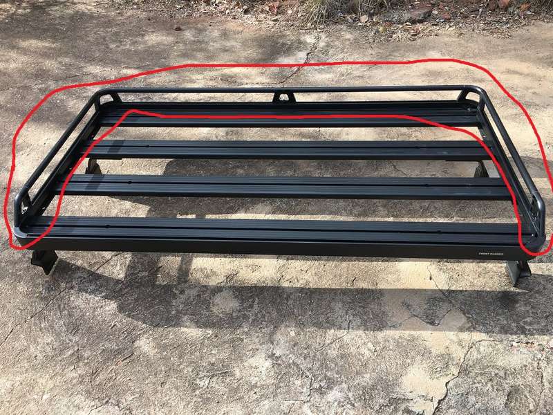 Front Runner expedition rails for Slimline II Roof Rack Single Cab/Double Cab Land Cruiser 70 series
