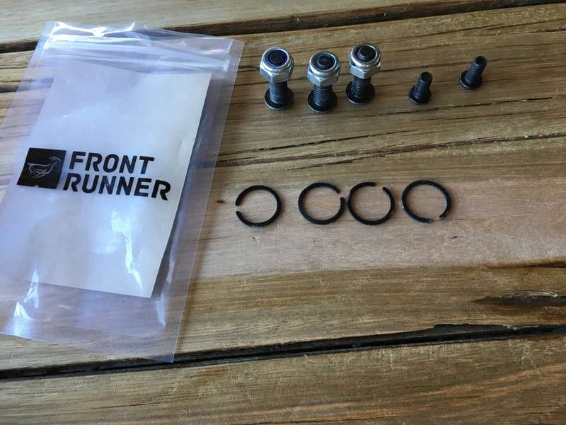Front Runner expedition rails for Slimline II Roof Rack Single Cab/Double Cab Land Cruiser 70 series