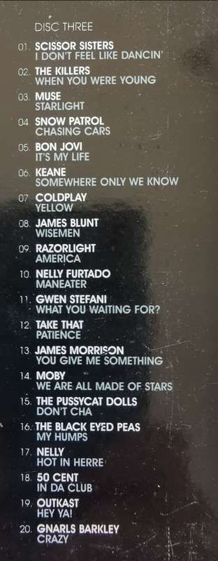 1 - 3 CD's of the Biggest Tracks from the Music Video Generation