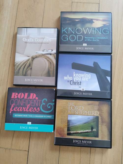 Joyce Meyer CD Bundles (incl one DVD)