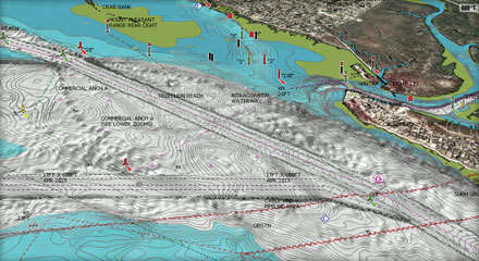 Optional Marine Navigation and Fishing Charts