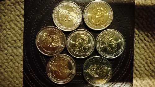 10 x 2008 Mandela 90th Birthday R5 Coins