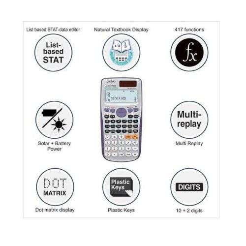 Casio FX 991ES Plus - Advanced Scientific Calculator | Casio Calculator Online