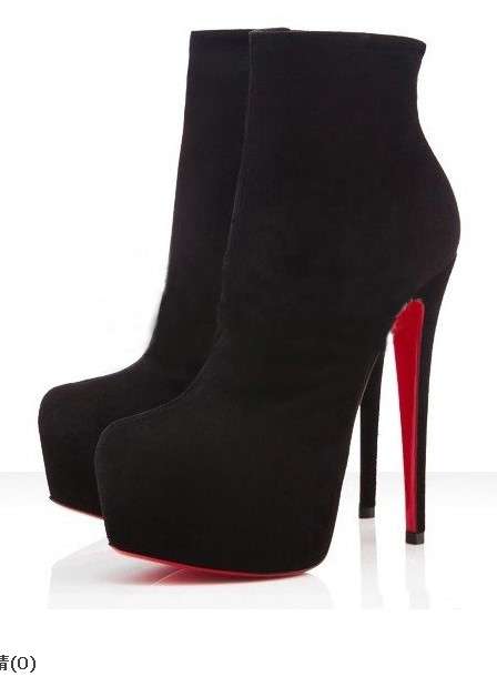 High Heel Suede Ankle Boots (Size 2.5 - 6)
