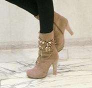 Elegant Ankle Boots in Camel (Size 2.5 - 6)