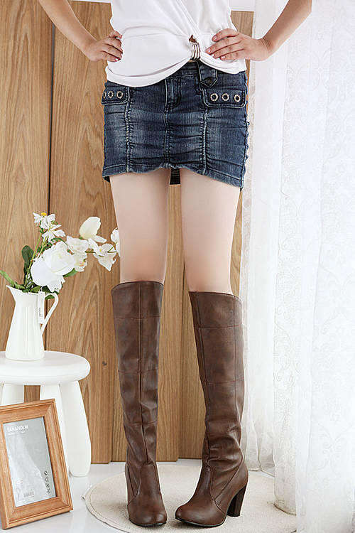 SALE - Knee High Brown Boots Size 5