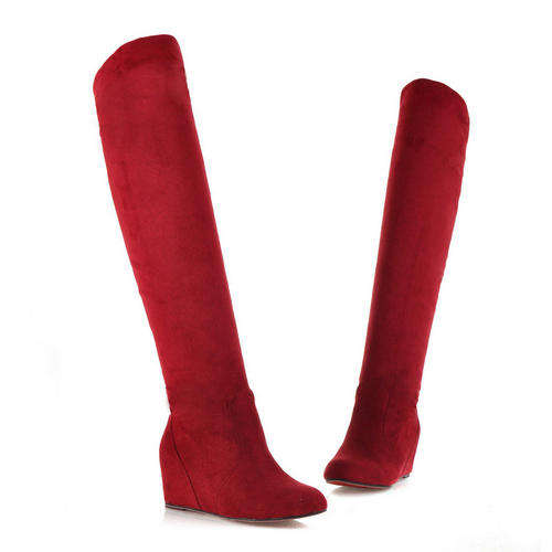 Sueded Thigh High Boots (4 Colours)