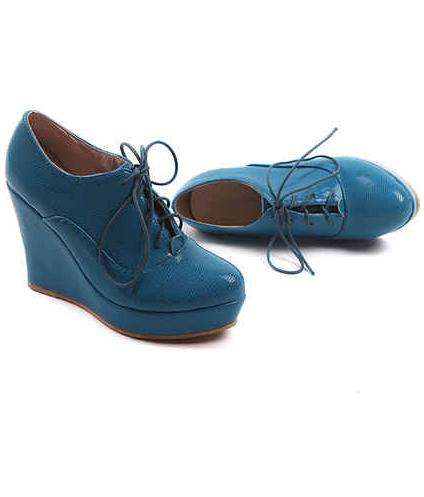Retro Lace Up Wedges (4 Colours Available)