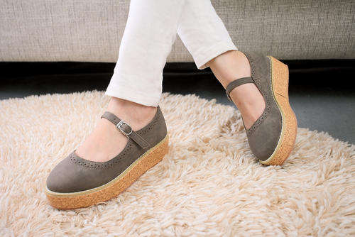 Mary Jane Cork Platforms in 3 Colours (Size 2 - 7)