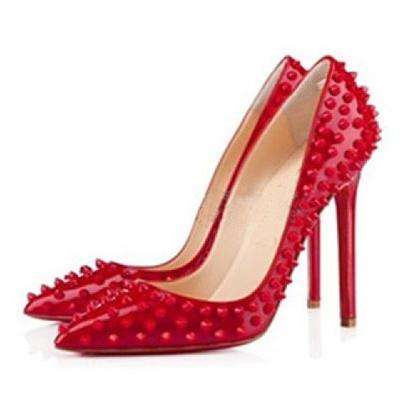 !!! HOT !!! Studded 11cm High Heels - 2 Colours