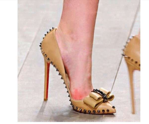 !!! HOT !!! Studded 11cm High Heels - 2 Colours