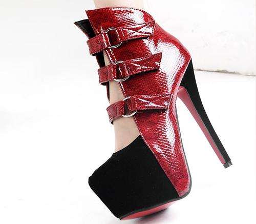 Retro Platform Ankle Boots