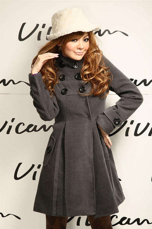 Beautiful Gray Dress Coat Size (S-M)