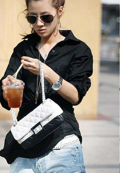 !!!NEW!!! Cute Clutch Bag Black and White