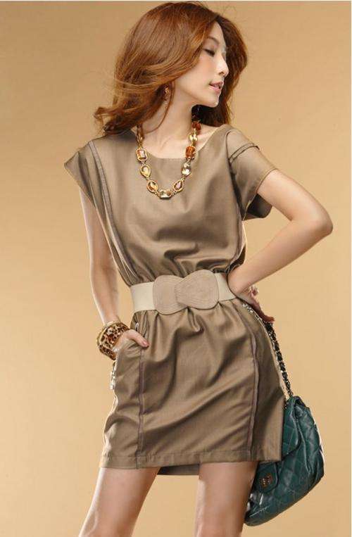 !!NEW!! Polished Round Collar Dress