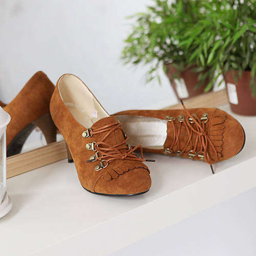 !!NEW!! Romantic Bohemian Style high-heeled shoes Tan (Size 2-8)